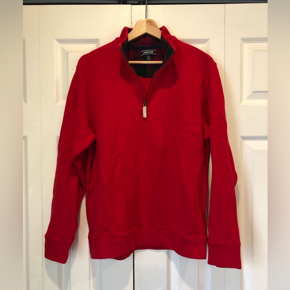 NWOT Lands' End Men's quarter zip